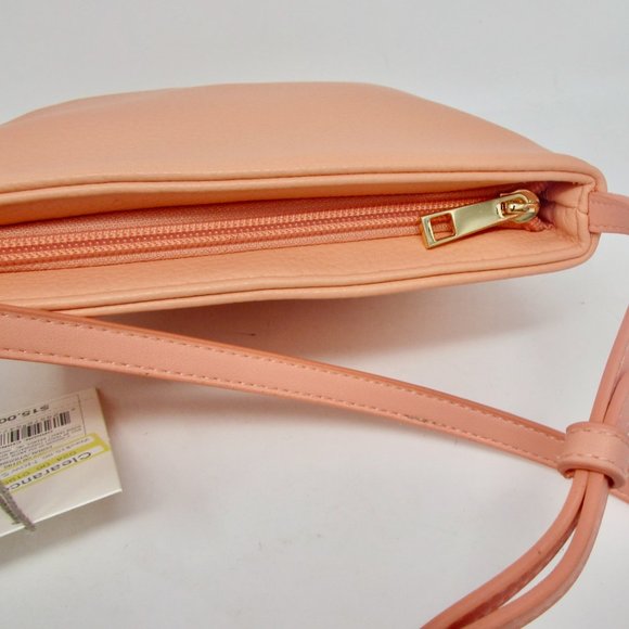 - A NEW DAY CROSSBODY BAG SHOULDER BAG CORAL NEW WITH TAGS! - Picture 7 of 11